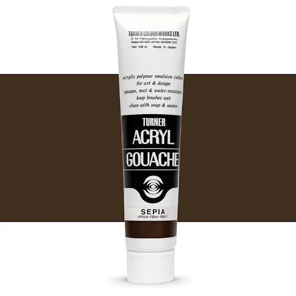 Turner Acryl Gouache 100 ml - Sepia