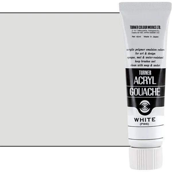 Turner Acryl Gouache 40 ml A 001 White