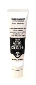 Turner : Acrylic Gouache Paint : 20ml : Mixing White 0
