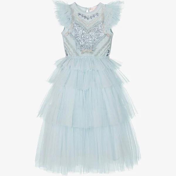 Tutu Du Monde Girls Blue Tulle Disney Dress