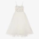 Tutu Du Monde Girls Ivory Tulle Sequin Dress