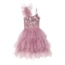 Tutu Du Monde Girls Purple Sequin Tulle Dress