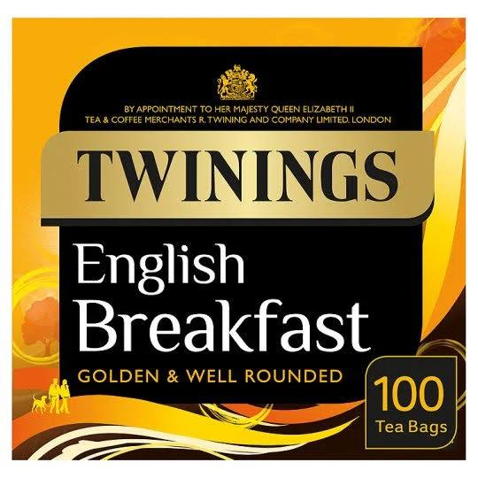 Twinings English Breakfast 100 Teabags 250g