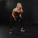 TWL - Rubber Hex Dumbbell - Pair - Black 30kg