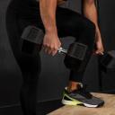 TWL - Rubber Hex Dumbbell - Pair - Black 30kg