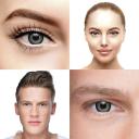 Two Tone Black Circle Colored Contact Lenses (Daily)