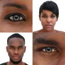 Two Tone Black Circle Colored Contact Lenses (Daily)