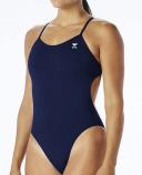 TYR Tfdus7a Women's Durafast Elite Cutoutfit Swimsuit - Navy, 32
