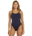 TYR Tfdus7a Women's Durafast Elite Cutoutfit Swimsuit - Navy, 32