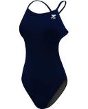 TYR Tfdus7a Women's Durafast Elite Cutoutfit Swimsuit - Navy, 32
