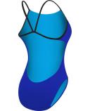 TYR tfsod7a Women's Durafast One Solids Cutoutfit Swimsuit - Royal/Blk, 28