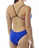 TYR tfsod7a Women's Durafast One Solids Cutoutfit Swimsuit - Royal/Blk, 28
