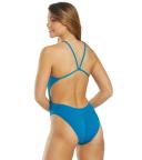 TYR Tfsod7a Women's Durafast One Solids Cutoutfit Swimsuit - Teal, 28