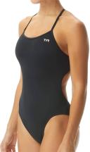 TYR Ttsod7a Women's Solid Trinityfit Swimsuit - Black, 34