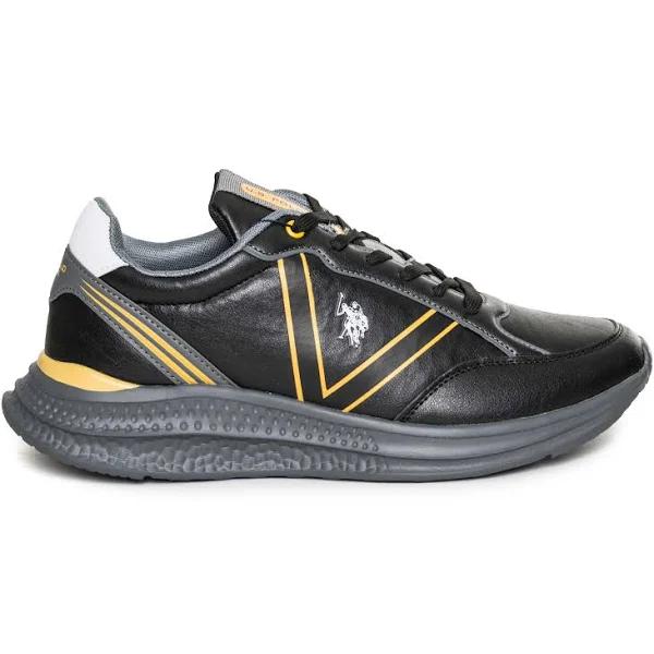 U.S. Polo ASSN. Black Polyester Sneaker