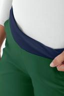 UA Butter-Soft Stretch Knit Waistband Petite Yoga Scrub Pant - XL - Hunter /navy