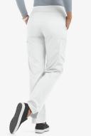 UA Butter-Soft Stretch Knit Waistband Yoga Scrub Pants - 2x - White