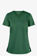 UA Butter-Soft Stretch One Pocket Scrub Top - M - Hunter