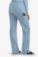 UA Butter-Soft Stretch Scrubs Petite Ladies Pants - 4x - Ash Blue