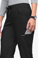 UA Flex2 Flat Front Cargo Scrub Pants - 2x - Black