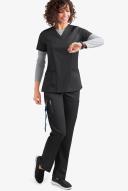 UA Flex2 Flat Front Cargo Scrub Pants - 2x - Pewter
