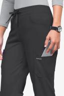 UA Flex2 Flat Front Cargo Scrub Pants - 2x - Pewter