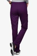 UA Flex2 Flat Front Cargo Scrub Pants - 3x - Eggplant