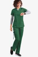 UA Flex2 Flat Front Cargo Scrub Pants - 3x - Hunter