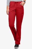 UA Flex2 Flat Front Cargo Scrub Pants - 3x - Red
