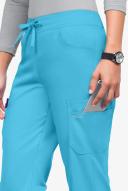 UA Flex2 Flat Front Cargo Scrub Pants - 3x - Turquoise
