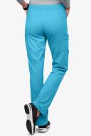 UA Flex2 Flat Front Cargo Scrub Pants - 3x - Turquoise