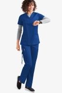UA Flex2 Flat Front Cargo Scrub Pants - XL - Royal