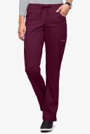 UA Flex2 Petite Flat Front Cargo Scrub Pants - S - Wine