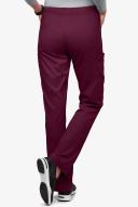 UA Flex2 Petite Flat Front Cargo Scrub Pants - S - Wine