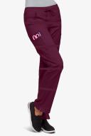 UA Flex2 Petite Flat Front Cargo Scrub Pants - S - Wine