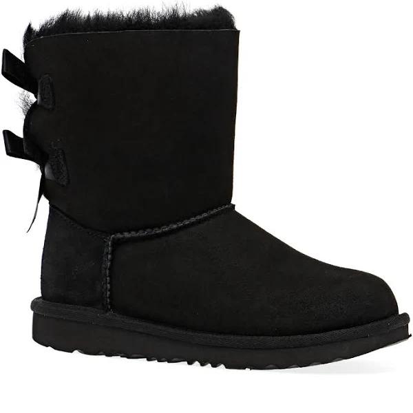 UGG Bailey Bow II Boot Black (Kids)
