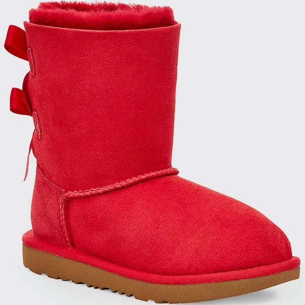 UGG Bailey Bow II Boot Ribbon Red (Toddler)