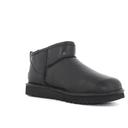 UGG Black Ultra Mini Leather Boots / Boots 37