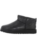UGG Black Ultra Mini Leather Boots / Boots 37
