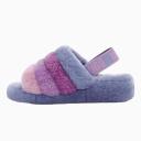 UGG Fluff Yeah Slide Black Taffy Pink Multi (Women's)