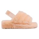 UGG FLUFF YEAH SLIDE Ladies Sheepskin Slippers Scallop: UK 8