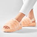 UGG FLUFF YEAH SLIDE Ladies Sheepskin Slippers Scallop: UK 8