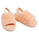 UGG FLUFF YEAH SLIDE Ladies Sheepskin Slippers Scallop: UK 8