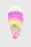 UGG Fluff Yeah Slide - Women Flip-Flops and Sandals - White - Size 5 - Foot Locker