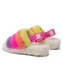 UGG Fluff Yeah Slide - Women Flip-Flops and Sandals - White - Size 5 - Foot Locker