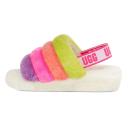 UGG Fluff Yeah Slide - Women Flip-Flops and Sandals - White - Size 6 - Foot Locker