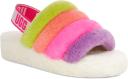UGG Fluff Yeah Slide - Women Flip-Flops and Sandals - White - Size 6 - Foot Locker