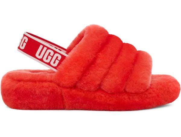 UGG Fluff Yeah Women Shoes - Red - Size: 9 - Foot Locker