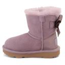 UGG Kids - Chestnut Shadow Mini Bailey Bow Glitz Boots - 30 (UK 12 / US 13) - Purple