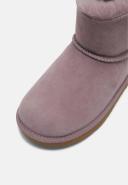 UGG Kids - Chestnut Shadow Mini Bailey Bow Glitz Boots - 30 (UK 12 / US 13) - Purple